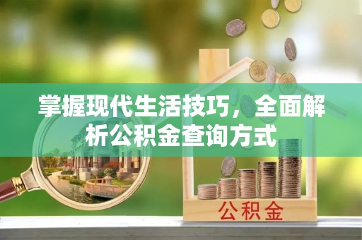 兴隆掌握现代生活技巧，全面解析公积金查询方式