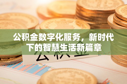 兴隆公积金数字化服务，新时代下的智慧生活新篇章