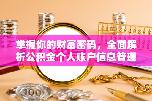 兴隆掌握你的财富密码，全面解析公积金个人账户信息管理